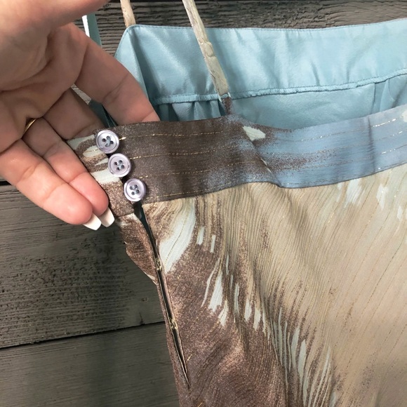 NWT BCBG BCBGMAXAZRIA Silk Side Tie Dress Sz XS - Picture 6 of 8